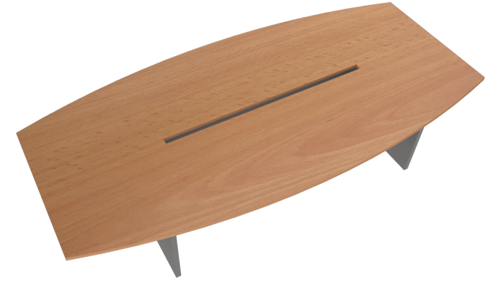 Meeting Table Curve (Beech + Graphite)