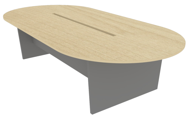 Meeting Table Oblong (Maple + Graphite)