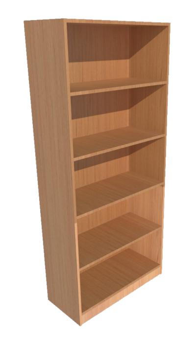 Full Height Open Shelve (Full Beech)