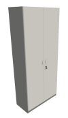 Full Height Full Door (Grey + Graphite) Full Height Cabinet Full Door Cabinets Loose Furniture