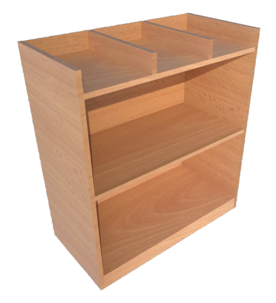 Low Cabinet File Tray (Full Beech)