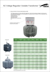 AC Voltage Regulator Variable Transformer Variable Transformer