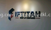 Iftitah Group of company 3D acrylic box up lettering indoor signage at puchong Kuala Lumpur ACRYLIC BOX UP