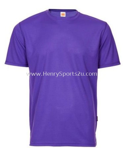 QD0480 White Oren Sport Quick Dry Round Neck Ultra Violet