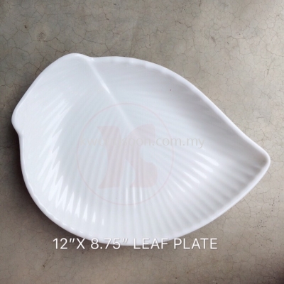 12 X 8.75 Leaf Plate Melamine (Code: C83912)