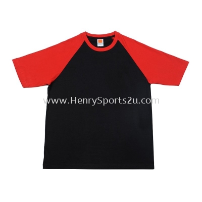 CT5502 Black Oren Sport Cotton Round Neck Short Sleeve