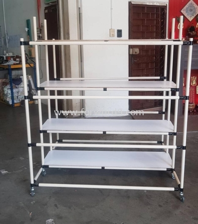 ABS Pipe & Joint 4 Tier Racking Trolley 