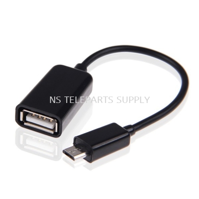 2.0 USB CABLE AF TO MICRO (OTG) 15 CM