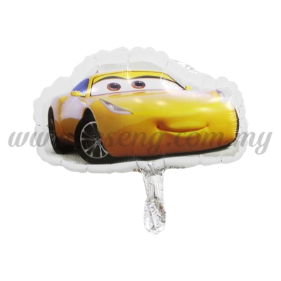 [Cartoon] Mini Foil Balloon *Cars Yellow & Silver (FB-S-DSN103)