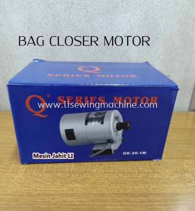 Bag closer motor 