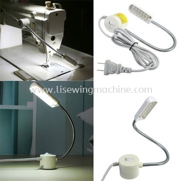 Led lamp for industrial sewing machube