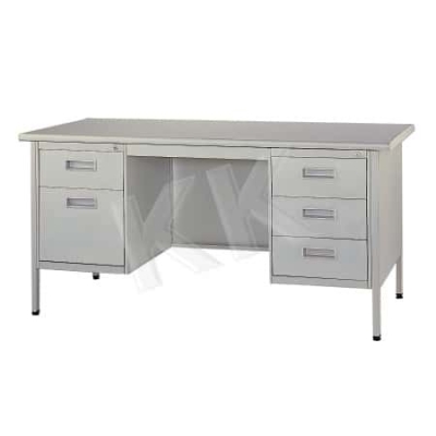 Double Pedestal Steel Desk