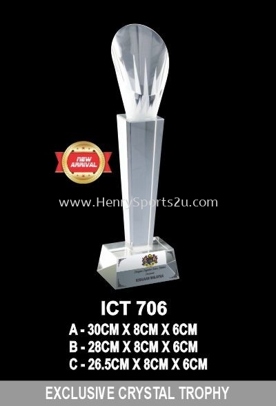 ICT 706 EXCLUSIVE CRYSTAL TROPHY