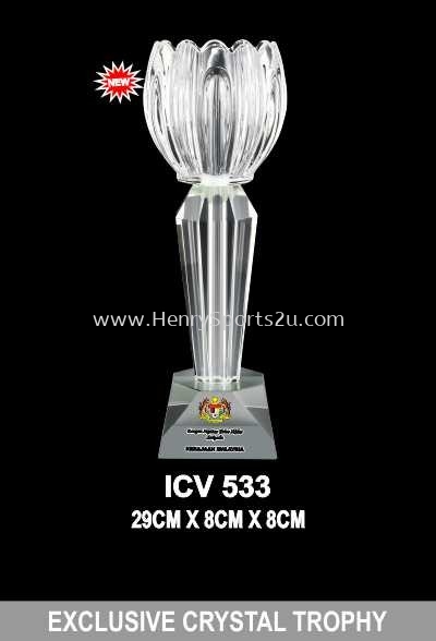 ICV 533 EXCLUSIVE CRYSTAL TROPHY