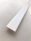 PVC 'L' END Border - White ( L4-1012 ) 'L' END Border 4mm ( L4 - Profile ) PVC Profile Flooring Accessories