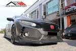  Honda Civic FC TYPE R Varis add on Carbon Lip Civic FC 2016 Honda