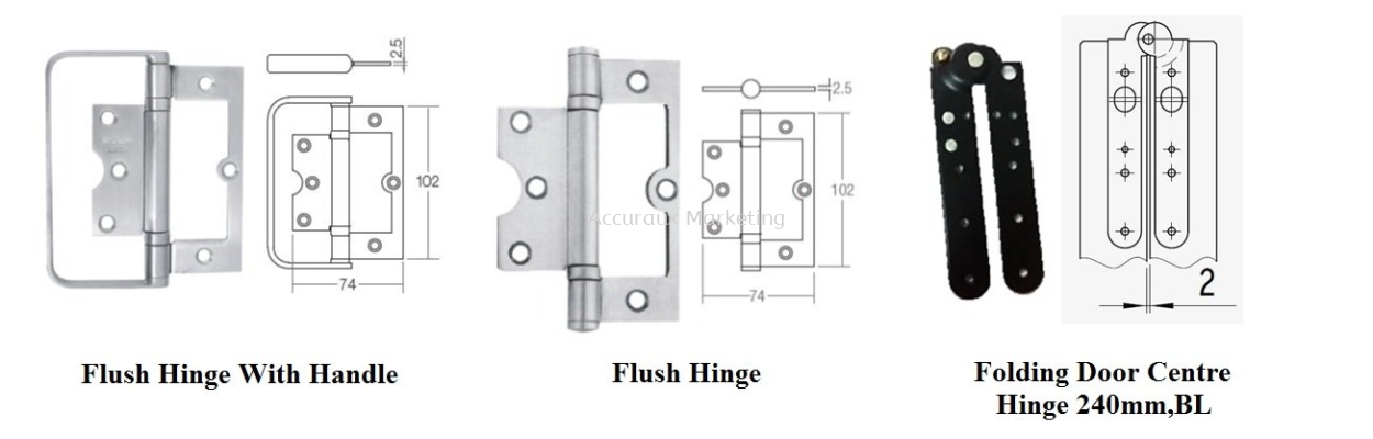 Additional Accessories For Folding Hinge