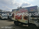 Truck box lorry sticker full warping still sticker in Kuala Lumpur and klang Stiker Trak Lori