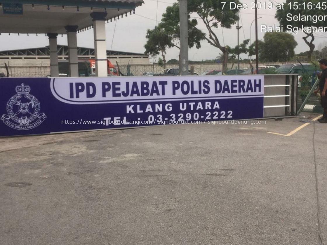 Balai Polish Ibu Perjabat Daerah Light Box Signboard At Klang Utara Light Box Kuala Lumpur Kl Malaysia Supplies Manufacturer Design Great Sign Advertising M Sdn Bhd