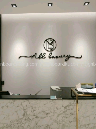 Mei 3D acrylic box up lettering signshe at pablika mall damansara Kuala Lumpur