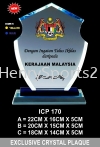 ICP 170 EXCLUSIVE CRYSTAL PLAQUE Crystal Plaque Souvenir Stand / Plaque Award Trophy, Medal & Plaque