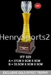 IFF 029 EXCLUSIVE GOLD EFFECT TROPHY Golden Series Trophy Trophy Award Trophy, Medal & Plaque