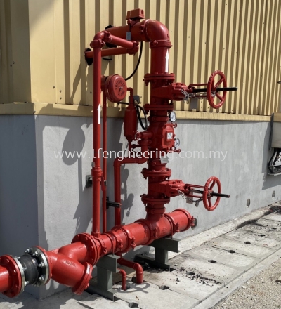 Sprinkler Alam Valve With Hose Reel System 