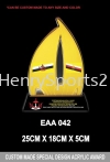 EAA 042 CUSTOM MADE Acrylic Trophy Trophy Award Trophy, Medal & Plaque
