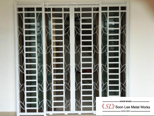 Powder Coated Metal Door Grill / Window Grill