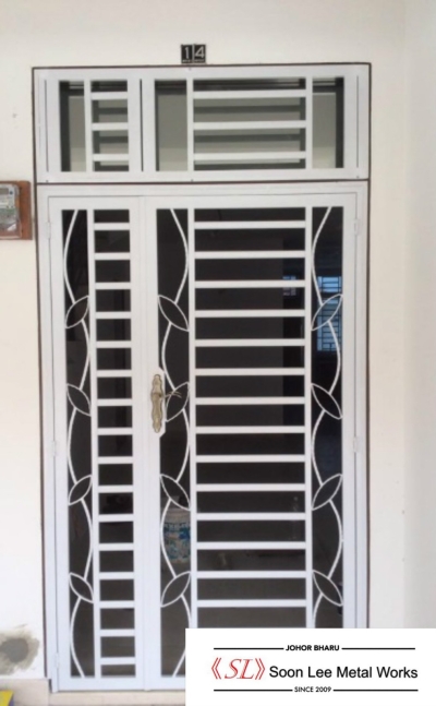 Powder Coated Metal Door Grill / Window Grill