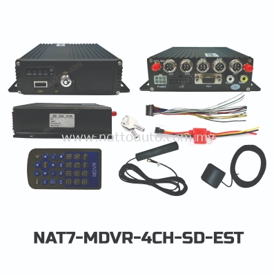 MDVR 4CH 1080P+GPS+SIMCARD+DOUBLE SD