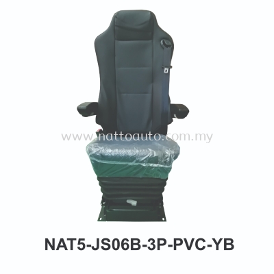 DRIVER SEAT JS06 3POINT(PVC)C-W ARM-32