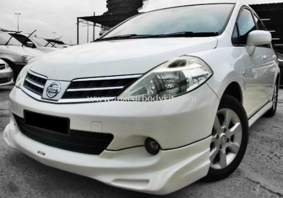 NISSAN LATIO HATCHBACK 2012 (FACELIFT) IMPUL BODY KIT + SPOILER