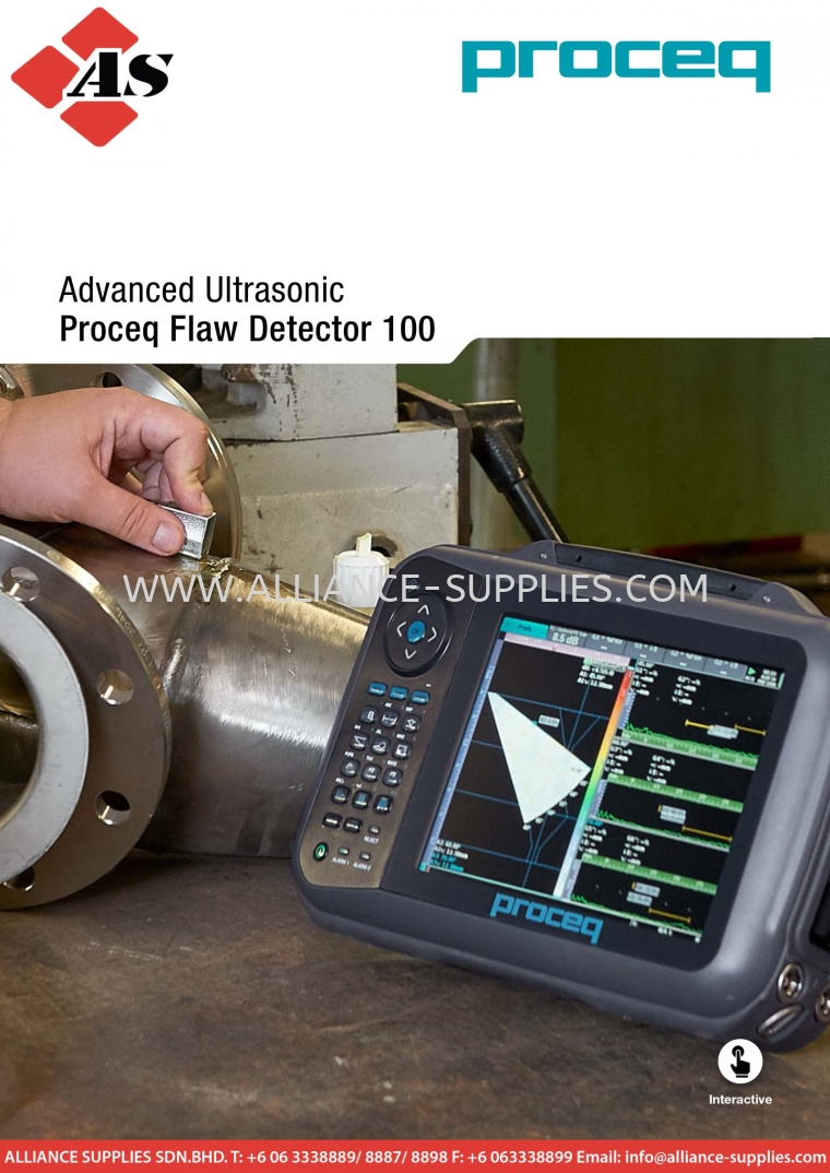 PROCEQ Flaw Detector 100 UT PROCEQ Ultrasonic Flaw Detector PROCEQ