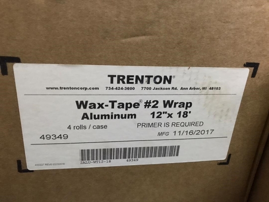 Treton Wax-Tape Wrap Aluminum (12"x18")