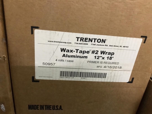 Treton Wax-Tape Wrap Aluminum (12"x18")