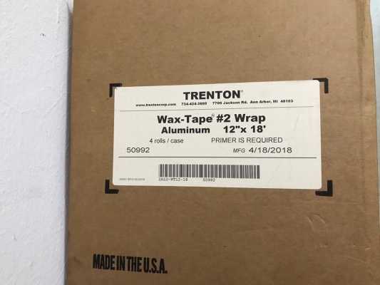 Treton Wax-Tape Wrap Aluminum (12"x18")