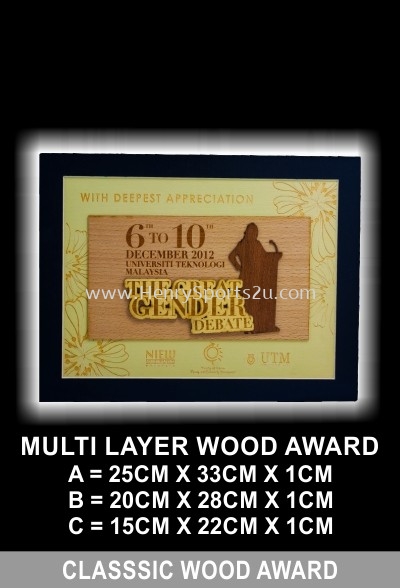 MULTI LAYER WOOD AWARD