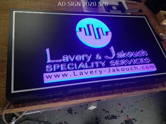 3D LETTERING ACRYLIC LED LIGHT BOARD