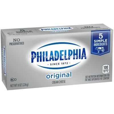 Philadelphia Original Cream Cheese Brick 8 oz Box