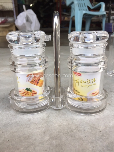 Acrylics Bottle Sauce Set