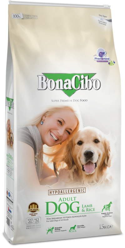 BonaCibo Adult Dog Lamb & Rice 15kg