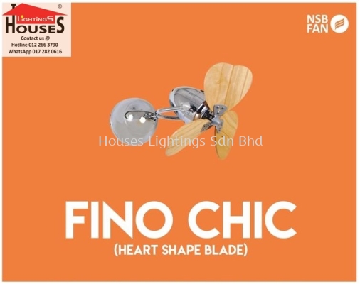 NSB FINO CHIC HEART DC WALL FAN - VENTO