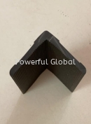 Rubber L Angle Bar Black