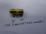 1/4"SAE (FLARE) X 1/8"NPT MALE CONNECTOR MC-04X02