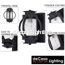 Outdoor Wall Light (2376-BK)