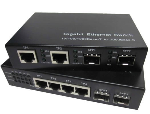 2 Ports 10/100Base-Tx + 3 Port 10/100Base-Fx Optical Fiber Ethernet Switch