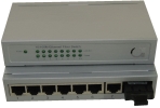 7 Ports 10/100Base-Tx + 1 Port 10/100Base-Fx Optical Fiber Ethernet Switch Fiber Optical Switches Switches AD-Net