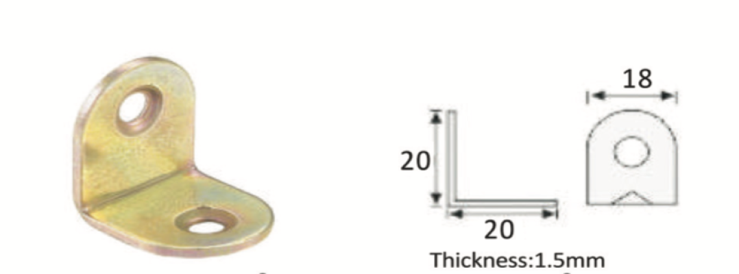 L BRACKET (ROUND TYPE)