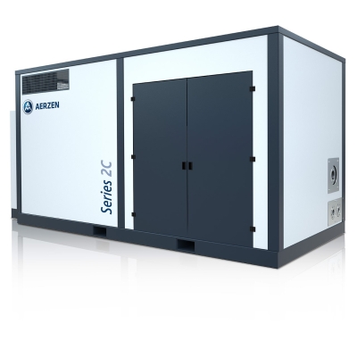 OIL-FREE SCREW COMPRESSOR UNITS POSITIVE PRESSURE 2C4W -> MAX. 425 M3/H